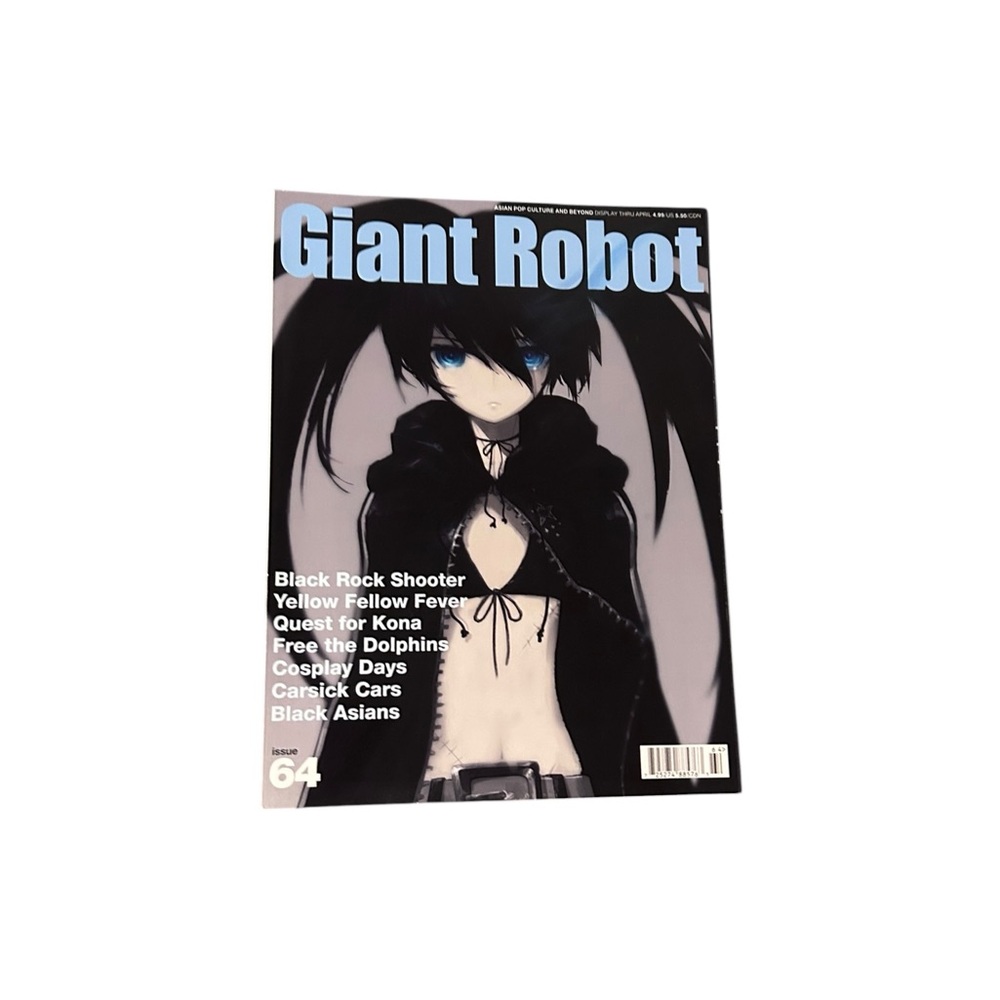 Giant Robot Magazine #64 2010 Black Rock Shooter Anime Cover Asian Pop Culture